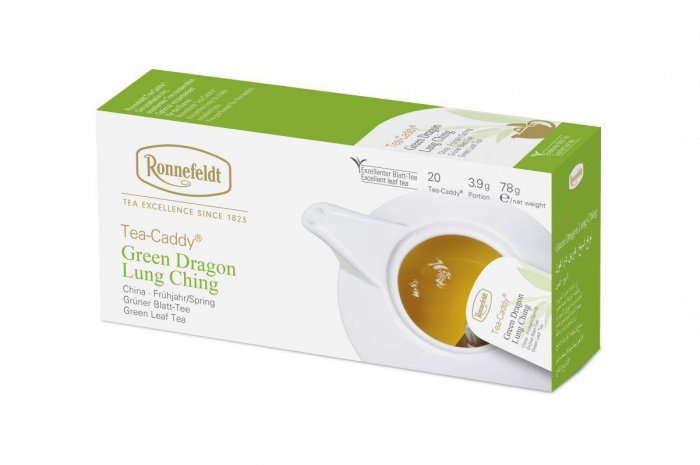 Зеленый чай Роннефельдт Зеленый Дракон • Tea-Caddy® Green Dragon Lung Ching 20×3,9g Зеленый чай Роннефельдт Зеленый Дракон • Tea-Caddy® Green Dragon Lung Ching 20×3,9g